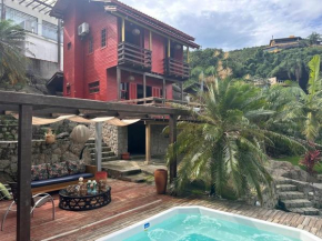 Piscina e vista para a Lagoa, 800m. da praia Mole